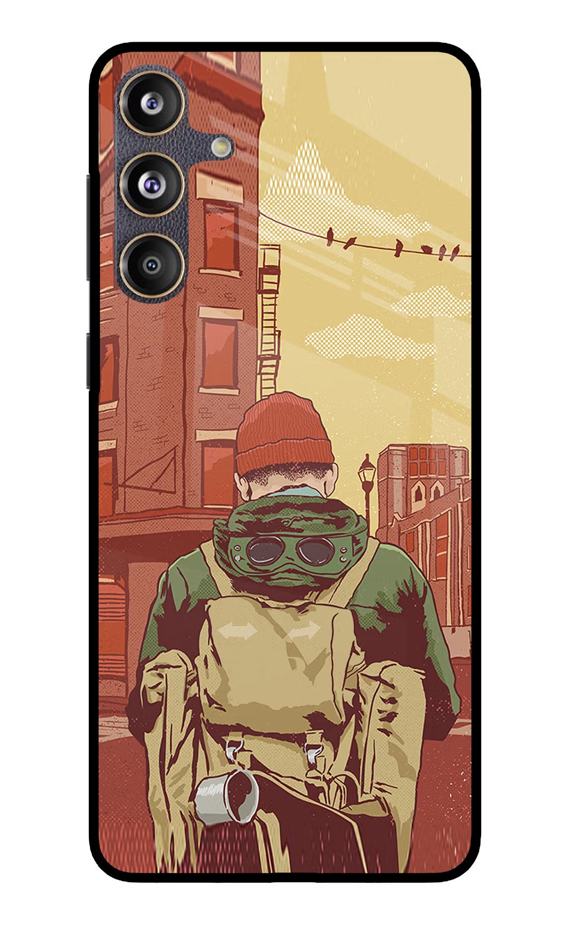 Adventurous Samsung F55 5G Glass Case