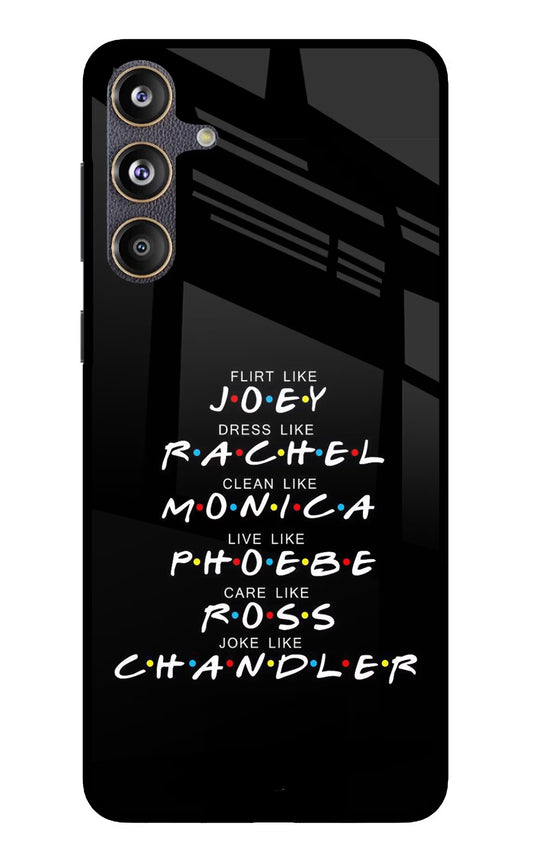 FRIENDS Character Samsung F55 5G Glass Case