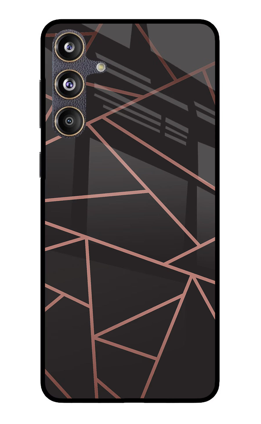 Geometric Pattern Samsung F55 5G Back Cover, Glass case
