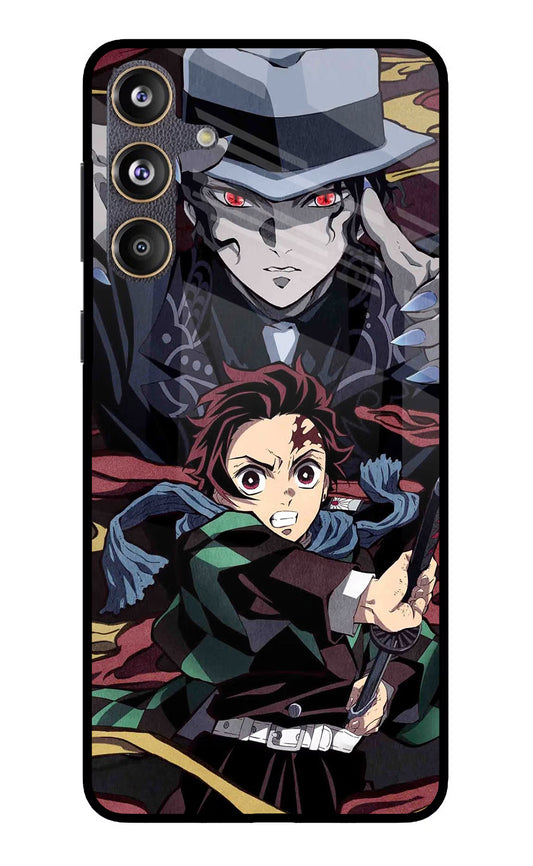 Demon Slayer Samsung F55 5G Glass Case