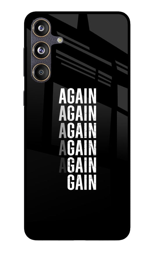 Again Again Gain Samsung F55 5G Glass Case