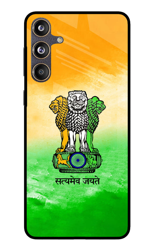 Satyamev Jayate Flag Samsung F55 5G Glass Case