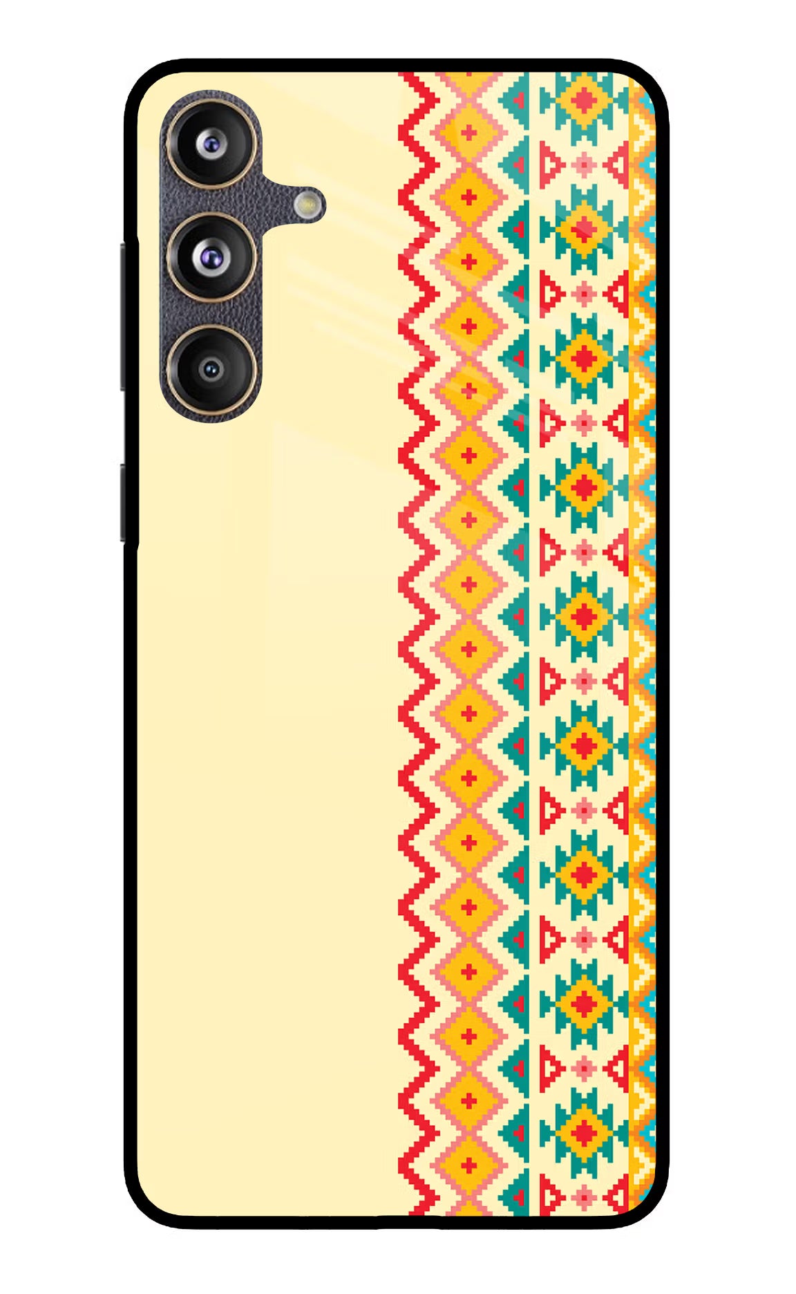 Ethnic Seamless Samsung F55 5G Glass Case