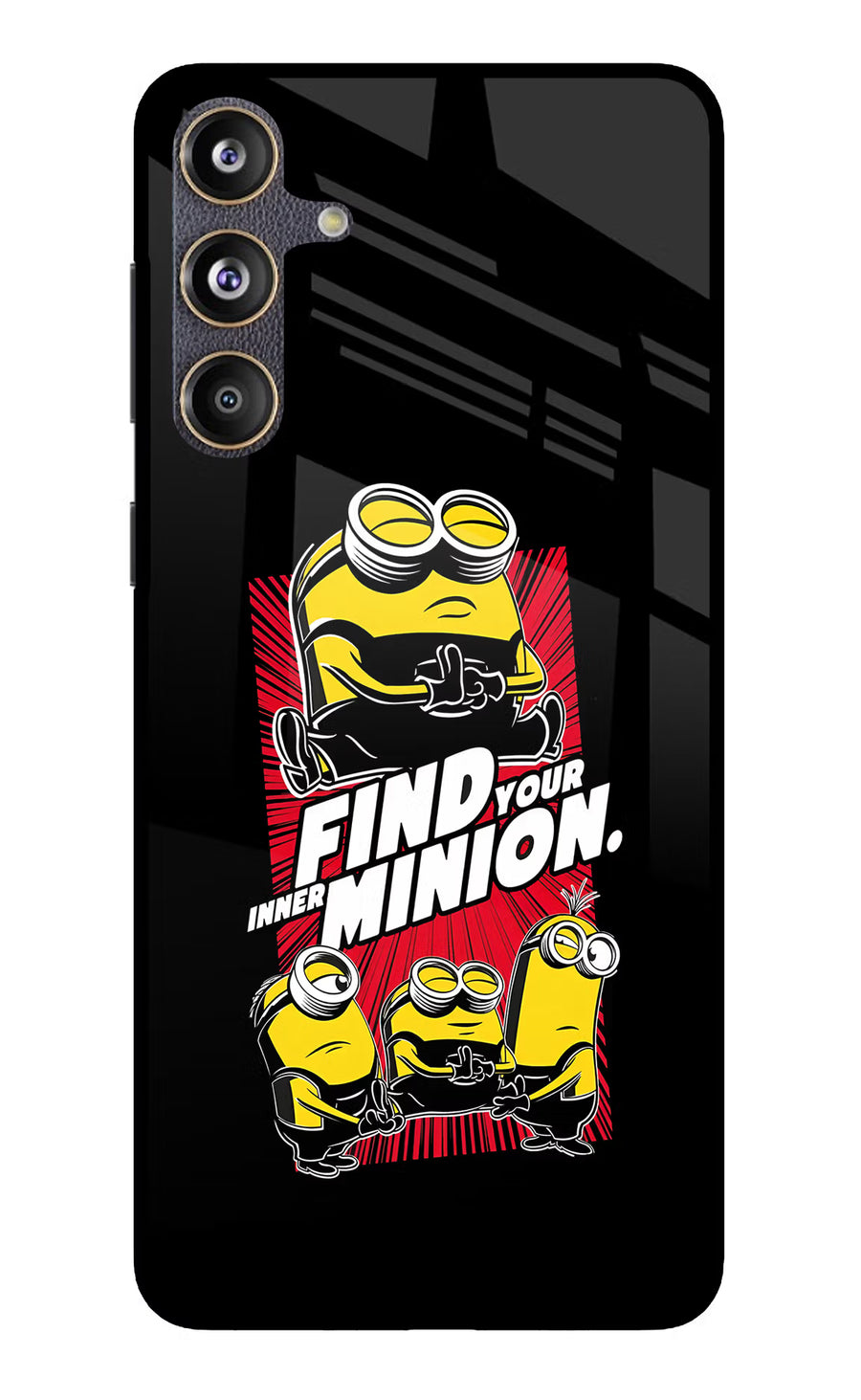 Find your inner Minion Samsung F55 5G Back Cover, Glass case