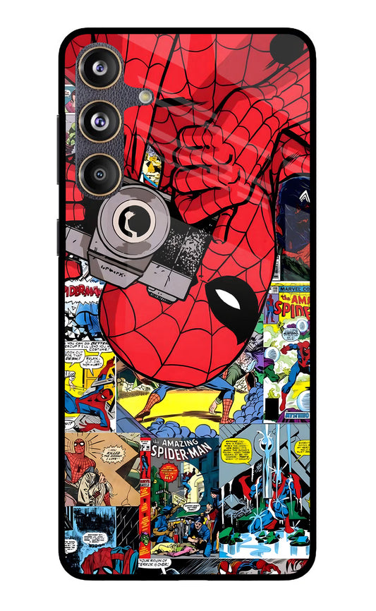 Spider Man Samsung F55 5G Glass Case