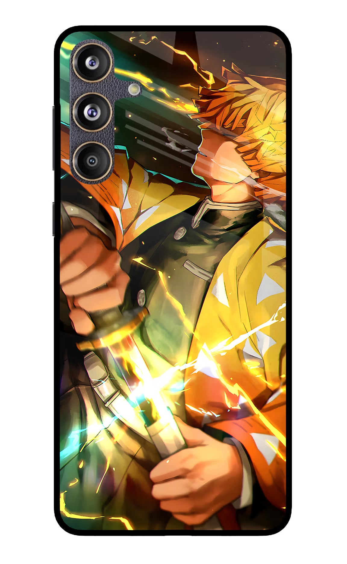 Demon Slayer Samsung F55 5G Glass Case