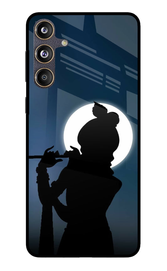 Shri Krishna Silhouette Samsung F55 5G Glass Case