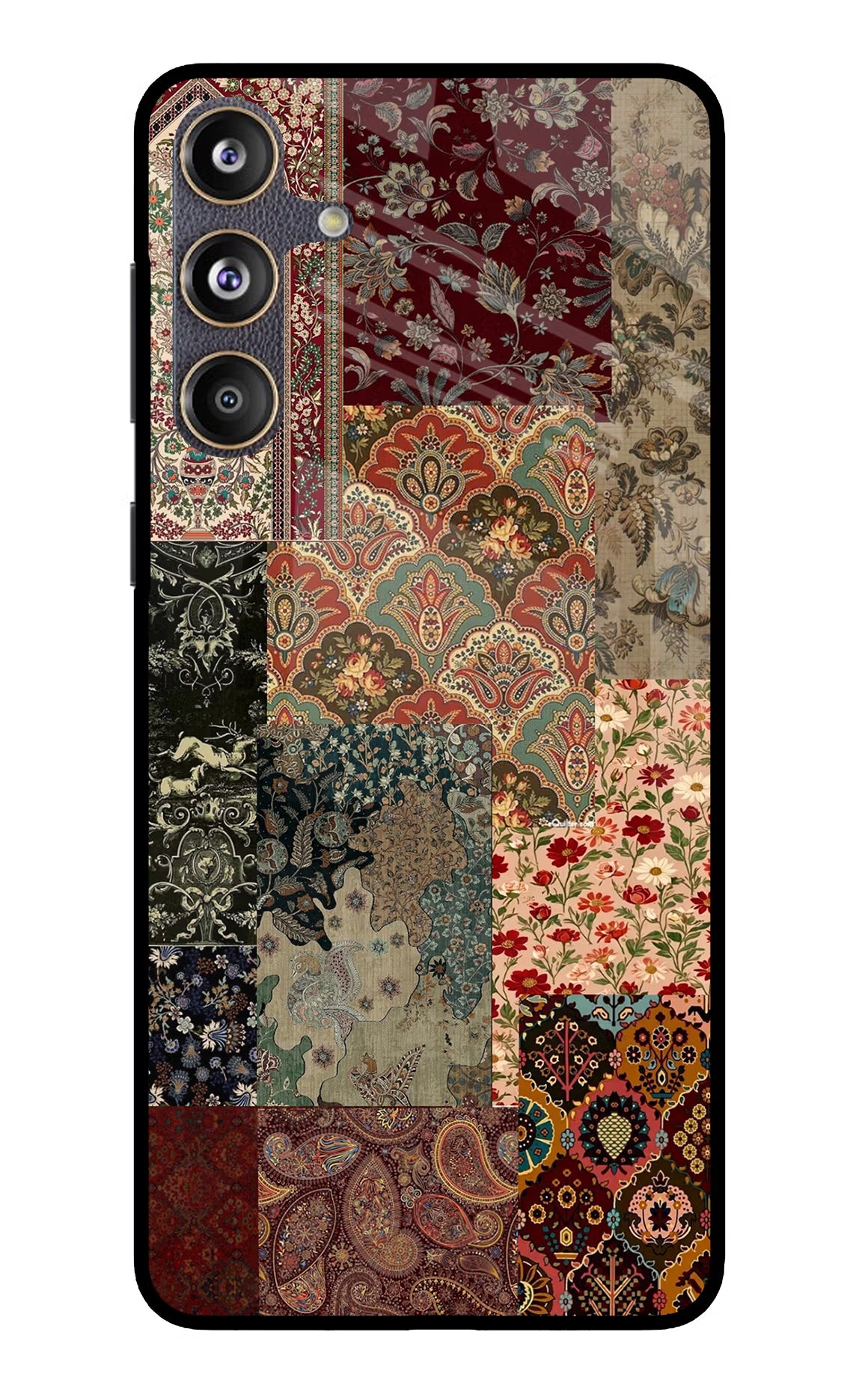 Desi Print Samsung F55 5G Glass Case