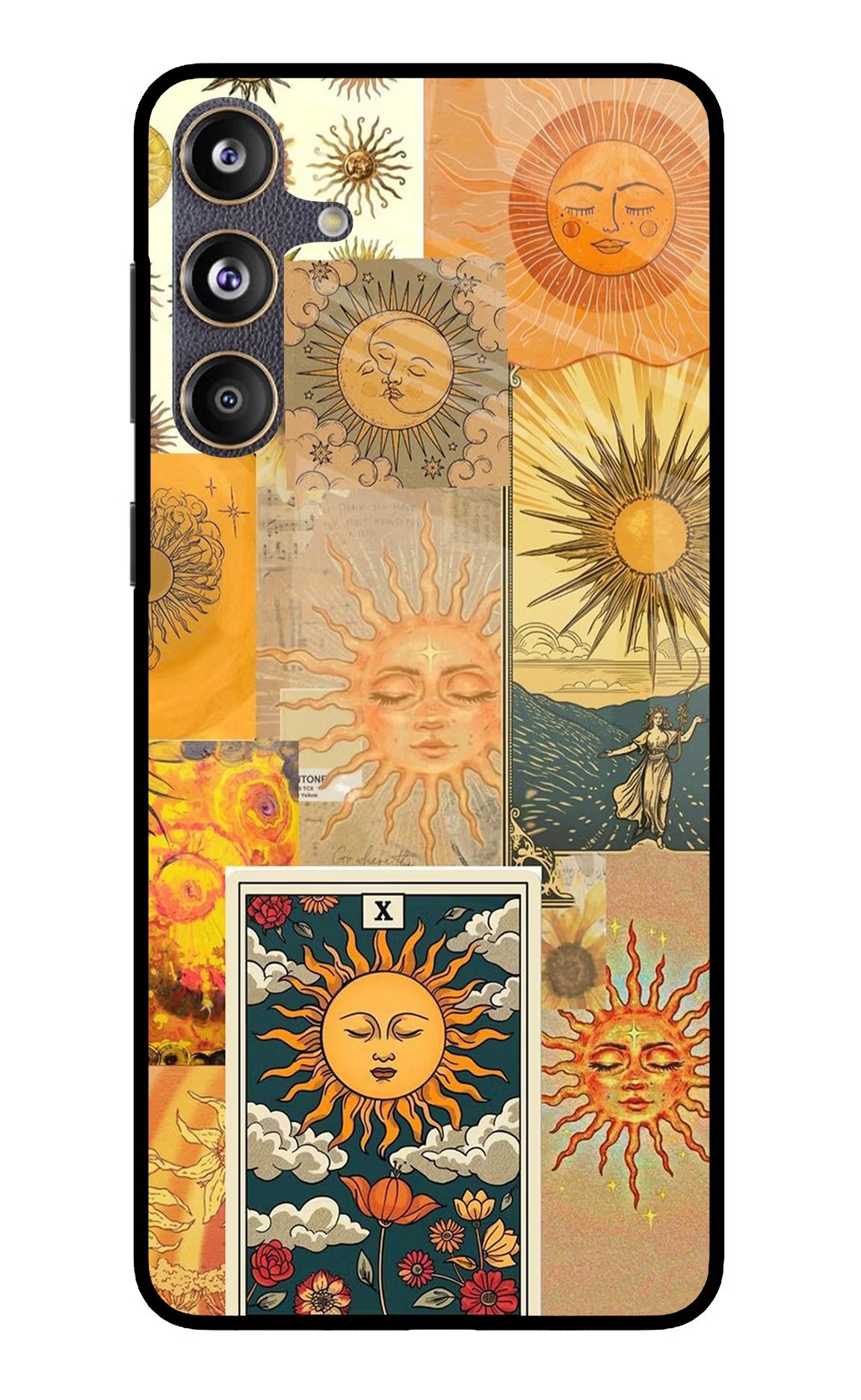 Sun Samsung F55 5G Glass Case