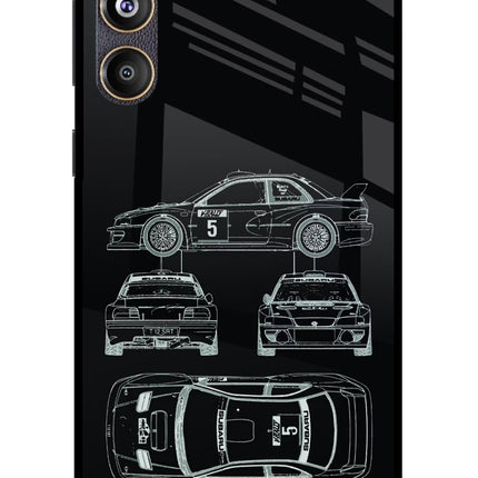 WRC'99 Samsung F55 5G Glass Case Back Cover by Casekaro
