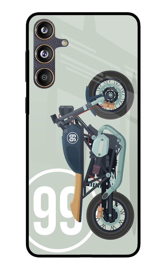 Classic Cafe Racer 99 Samsung F55 5G Glass Case