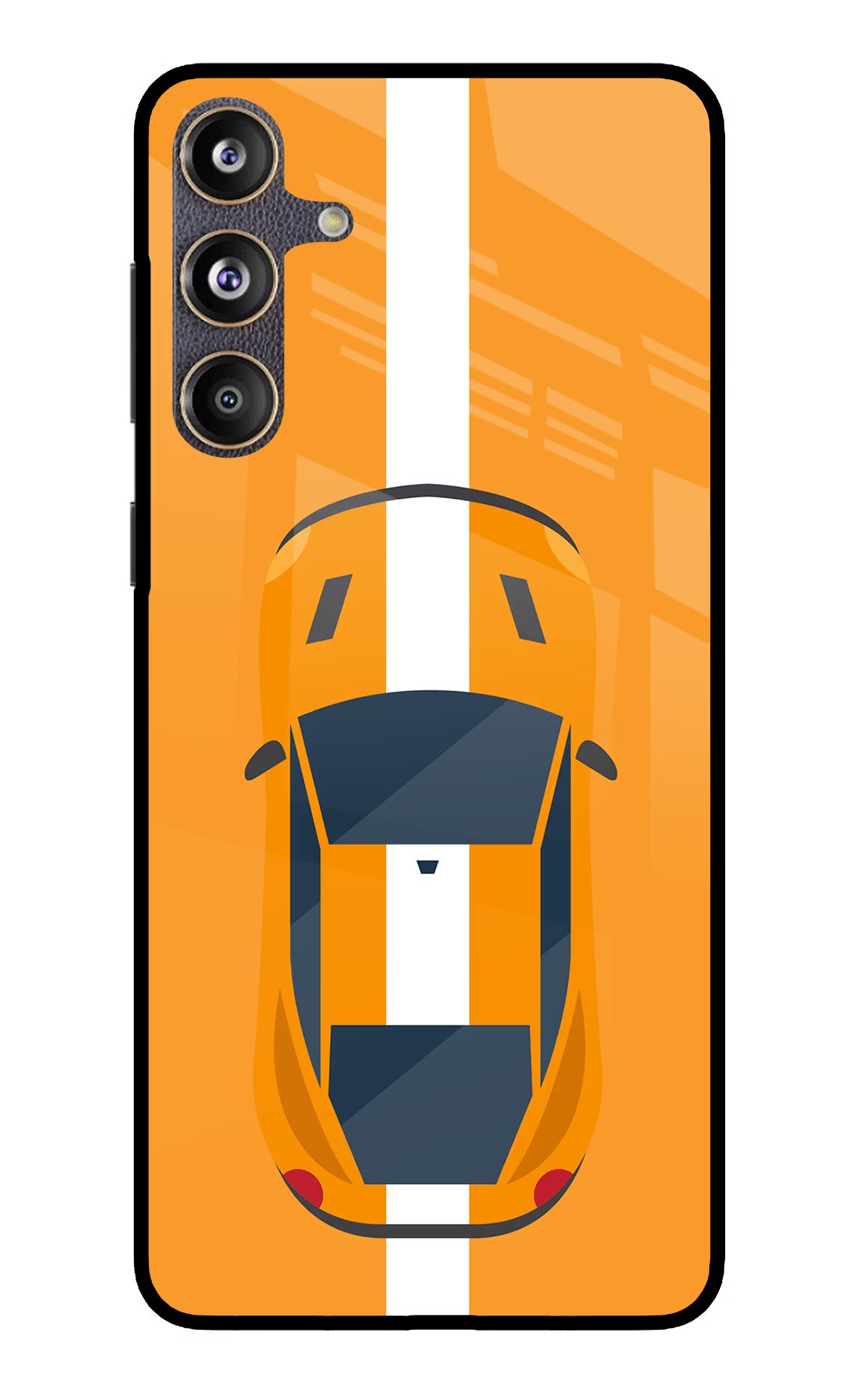 Highway Pursuit Samsung F55 5G Glass Case Back Cover by Casekaro