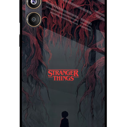 Ordinary Things Dark Side Samsung F55 5G Glass Case Back Cover by Casekaro