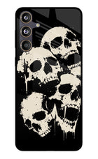 Dead Stack Samsung F55 5G Glass Case Back Cover by Casekaro