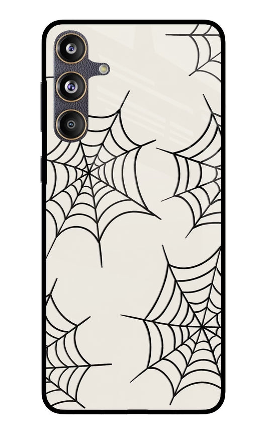 Spider Web Samsung F55 5G Glass Case