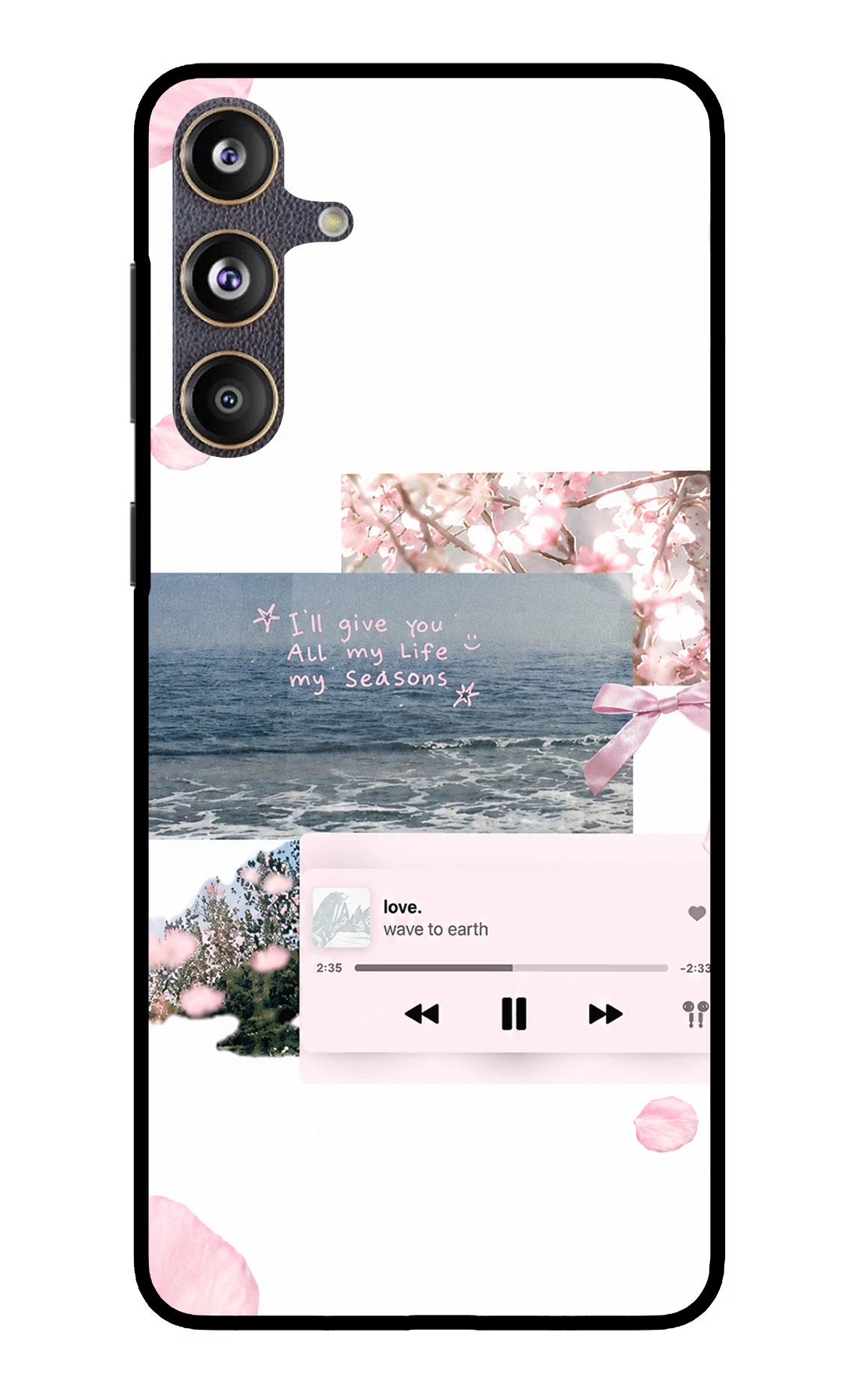Wave to earth Samsung F55 5G Glass Case