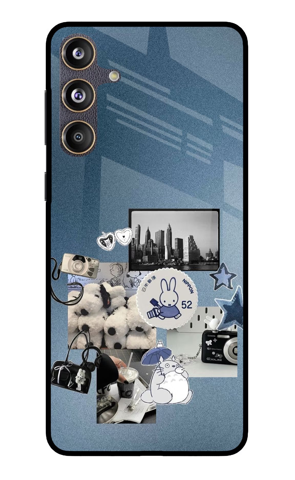 Miffy Samsung F55 5G Glass Case Back Cover by Casekaro