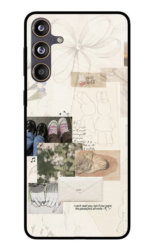 Soft Aesthetic Samsung F55 5G Glass Case