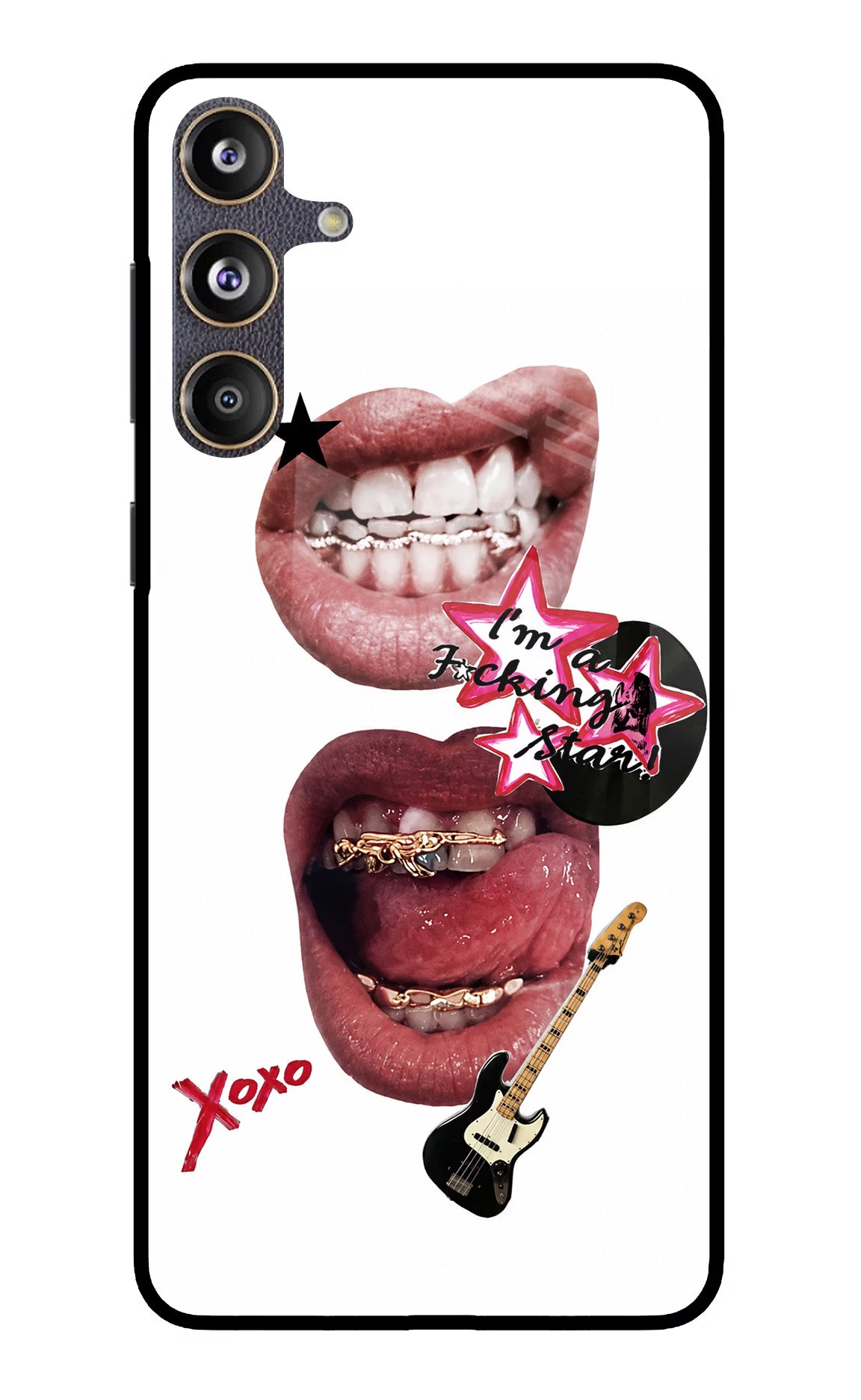 Rockstar Samsung F55 5G Glass Case