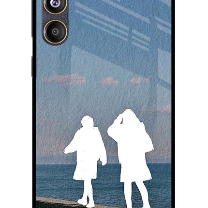 Coastal Dream Samsung F55 5G Glass Case Back Cover by Casekaro