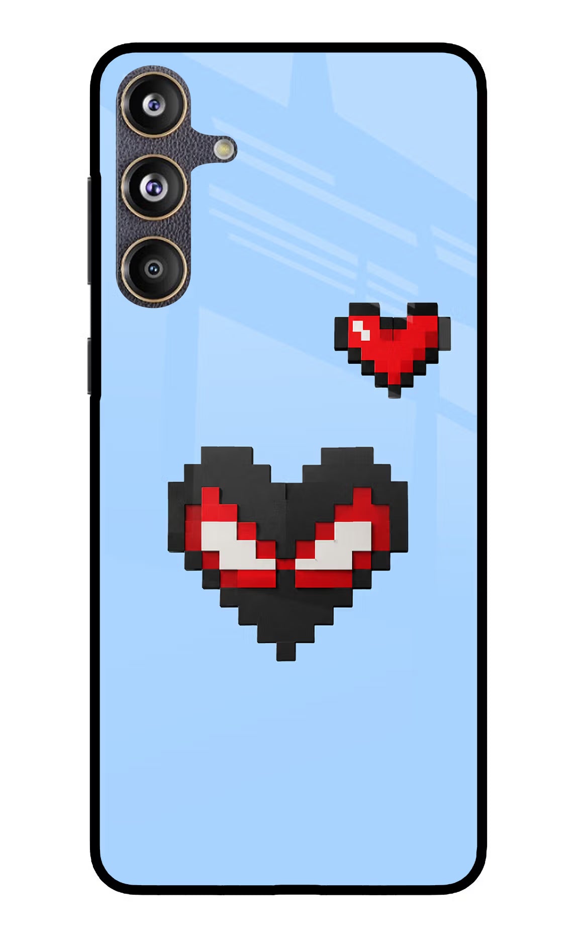 Peter Heart Samsung F55 5G Glass Case