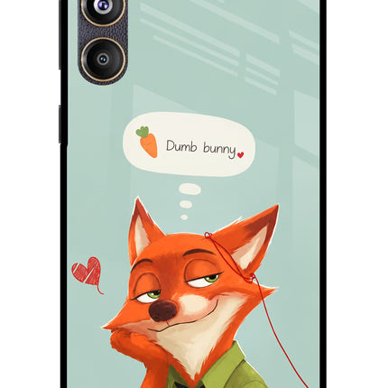 Nick Charm Samsung F55 5G Glass Case Back Cover by Casekaro