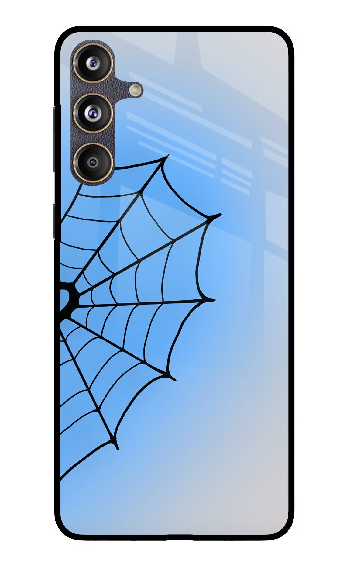 Blue Web Samsung F55 5G Glass Case