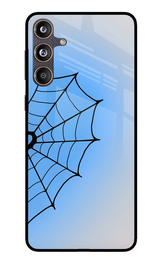 Blue Web Samsung F55 5G Glass Case