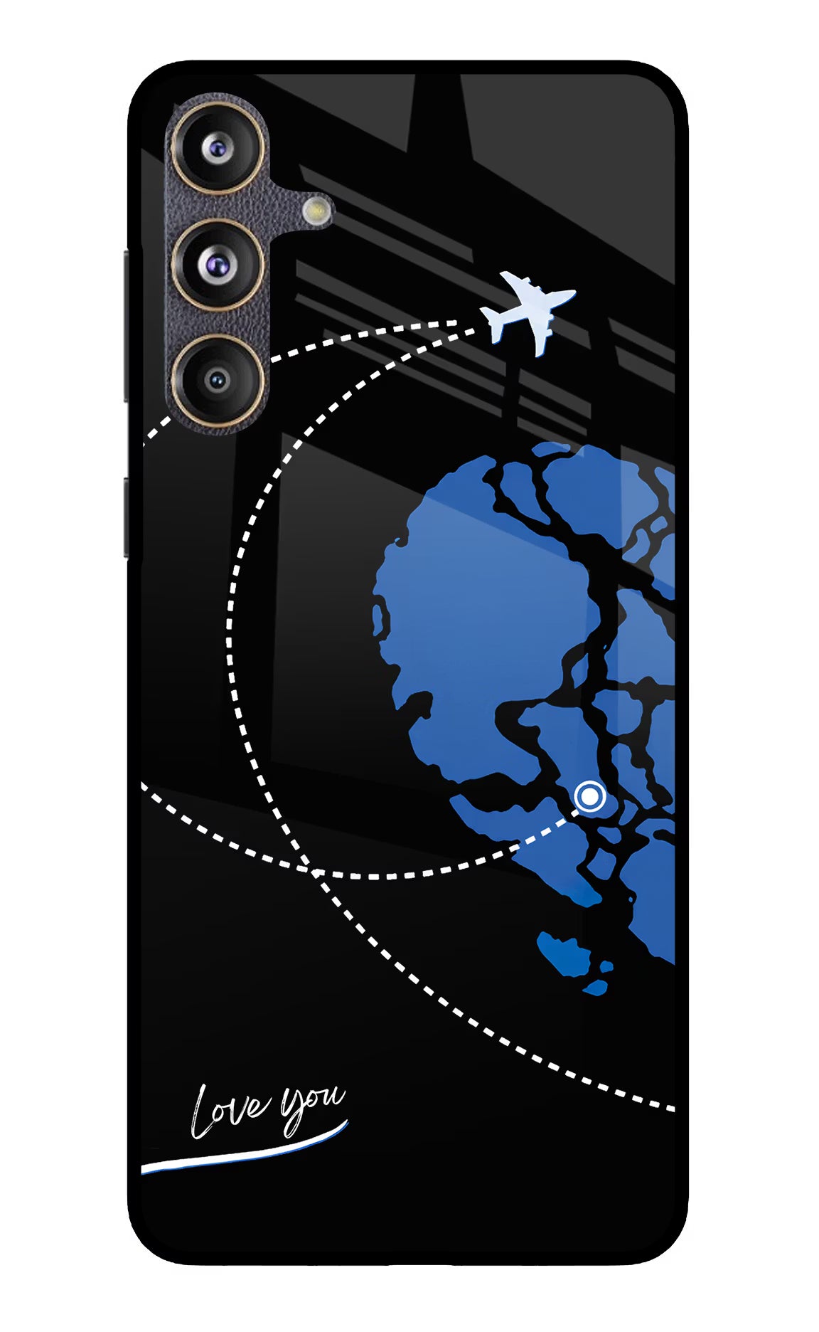 Love Orbit Samsung F55 5G Glass Case