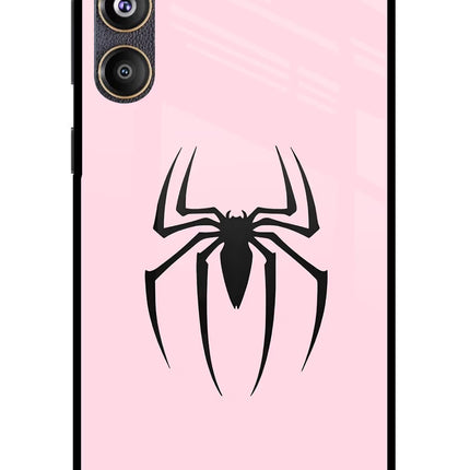 Peter Symbol Samsung F55 5G Glass Case Back Cover by Casekaro