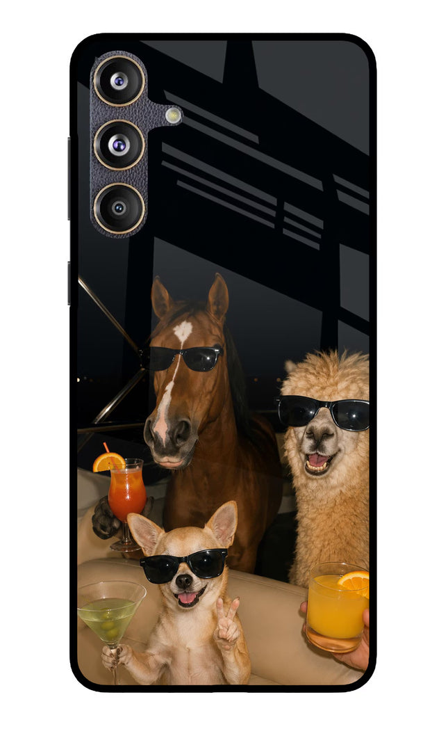 Party Squad Samsung F55 5G Glass Case