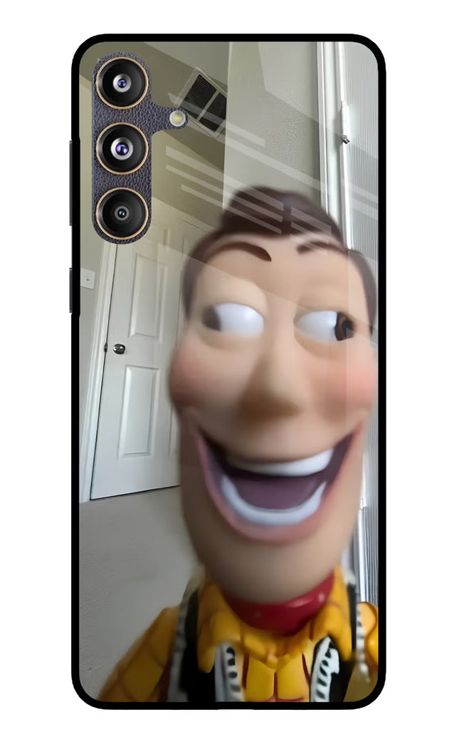 Side Eye Woody Samsung F55 5G Glass Case