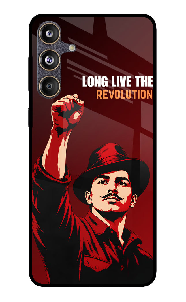Bhagat Singh Revolution Samsung F55 5G Glass Case