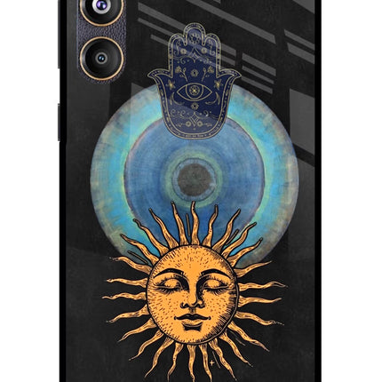 Divine Sun Samsung F55 5G Glass Case