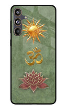 Om & Lotus Samsung F55 5G Glass Case