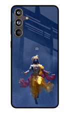 Cosmic Krishna Samsung F55 5G Glass Case