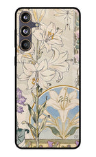 White Lily Samsung F55 5G Glass Case