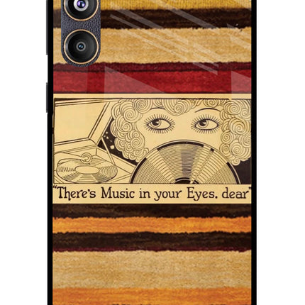 Vinyl Stripes Samsung F55 5G Glass Case