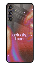 Pink Aura Samsung F55 5G Glass Case