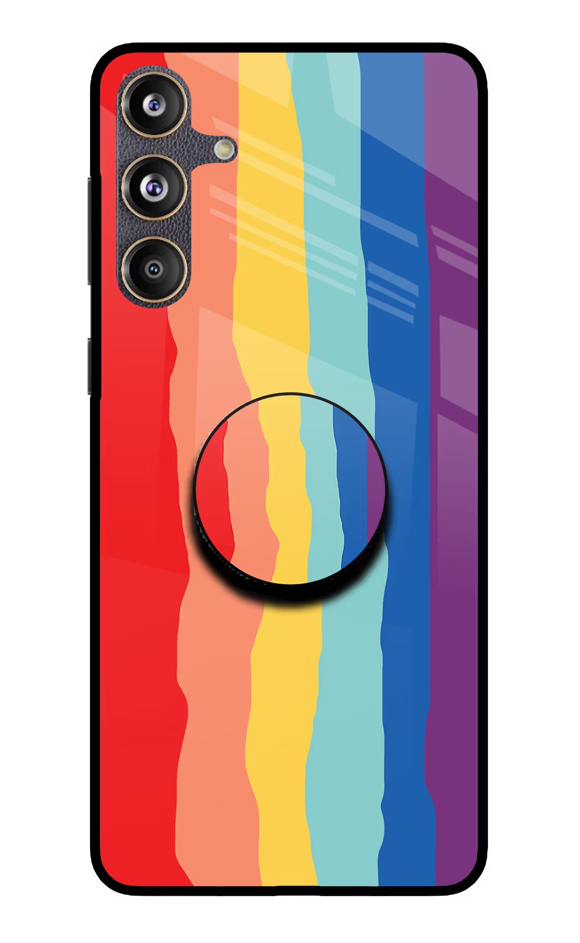 Rainbow Samsung F55 5G Pop Case by Casekaro