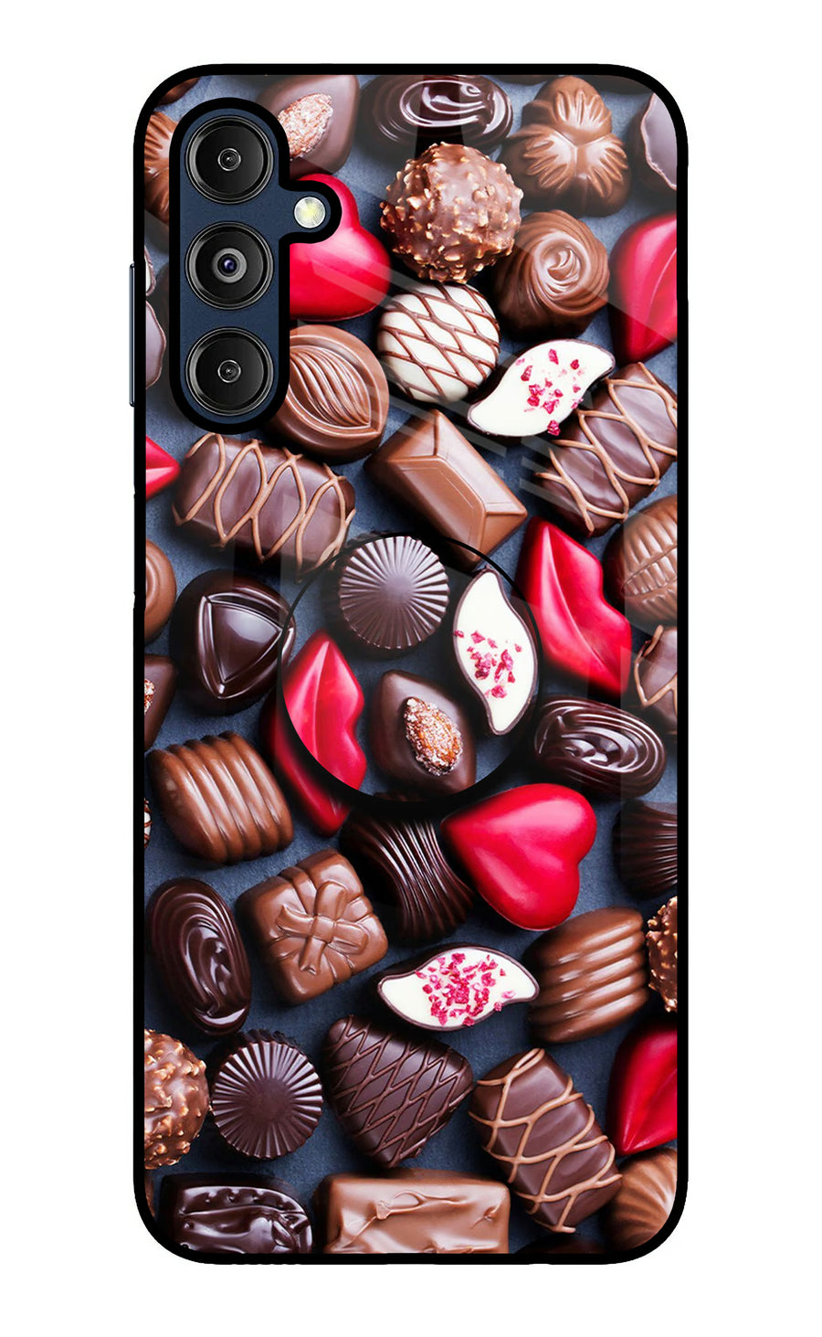 Chocolates Samsung M14 5G Pop Case, Glass case