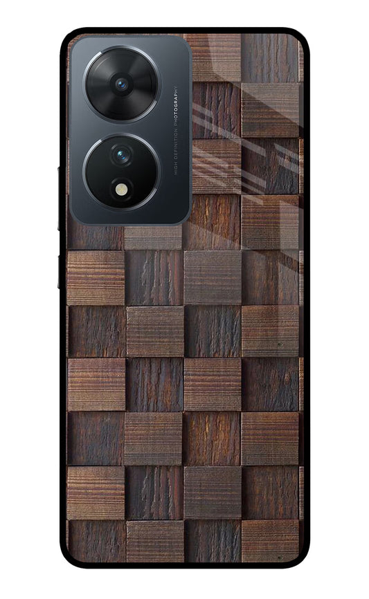Wooden Cube Design Vivo T2 5G Glass Case