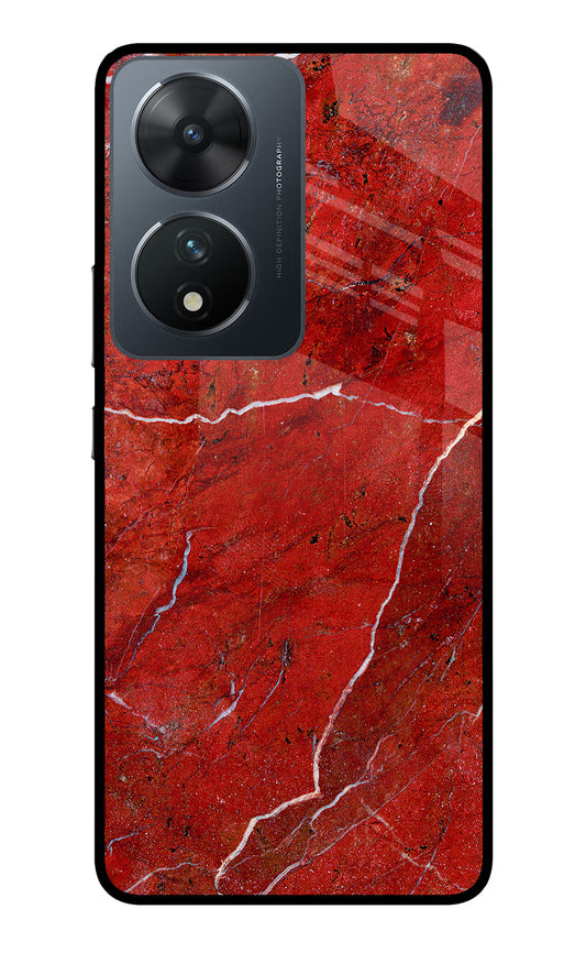 Red Marble Design Vivo T2 5G Glass Case