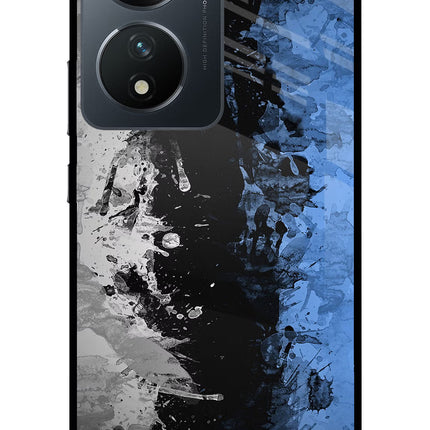 Artistic Design Vivo T2 5G Glass Case Back Cover by Casekaro