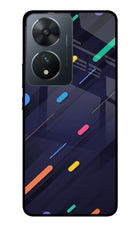 Abstract Design Vivo T2 5G Glass Case