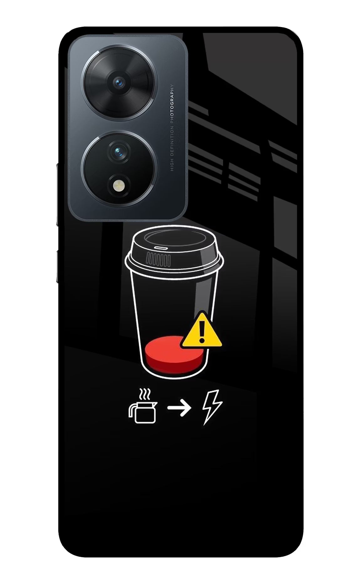 Coffee Vivo T2 5G Glass Case