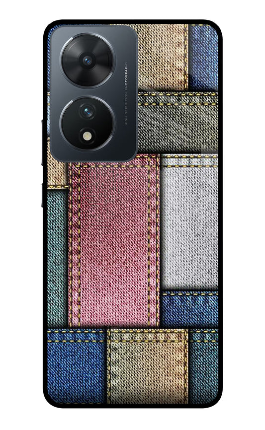 Multicolor Jeans Vivo T2 5G Glass Case