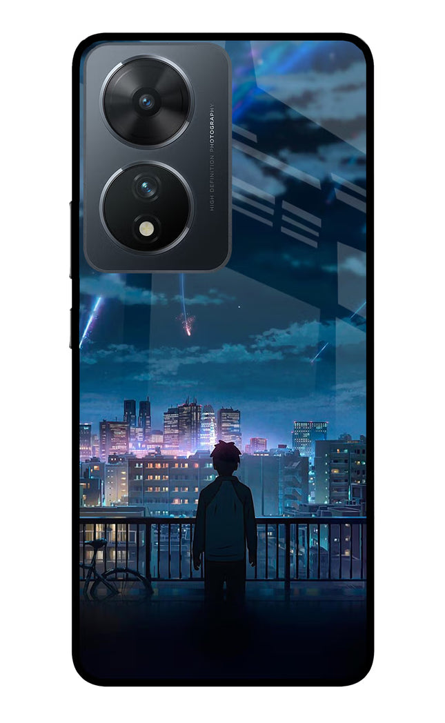 Anime Vivo T2 5G Glass Case Back Cover by Casekaro