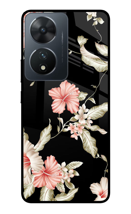Flowers Vivo T2 5G Glass Case