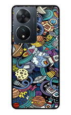 Space Abstract Vivo T2 5G Glass Case
